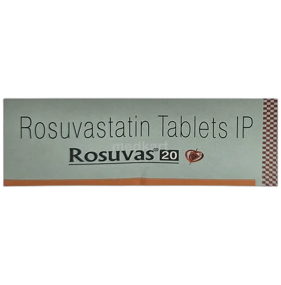 rosuvas 20mg tablet 10's